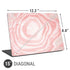 Marbleized Pink Universal Laptop 15in (12.2 x 8.8in) Skin